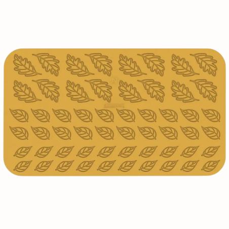 Naturae Taiga Silikomart - dekoracyjna forma silikonowa do haute cuisine - ażurowe liście - Cukieteria.pl