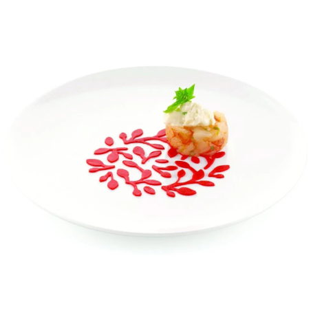 2 szt. Stencil Ramo Silikomart - silikonowy szablon do jadalnych dekoracji na talerzu - liście - Cukieteria.pl