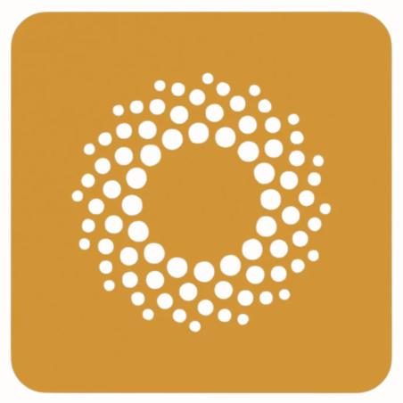 2 szt. Stencil Galassia Silikomart - silikonowy szablon do jadalnych dekoracji na talerzu - kropki - Cukieteria.pl