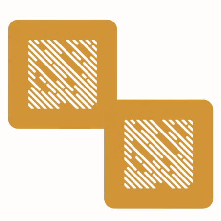 2 szt. Stencil Linea Silikomart - silikonowy szablon do jadalnych dekoracji na talerzu - paski - Cukieteria.pl