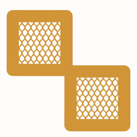 2 szt. Stencil Alambra Silikomart - silikonowy szablon do jadalnych dekoracji na talerzu - Cukieteria.pl