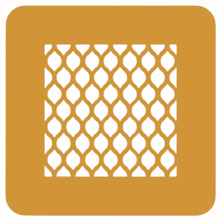 2 szt. Stencil Alambra Silikomart - silikonowy szablon do jadalnych dekoracji na talerzu - Cukieteria.pl