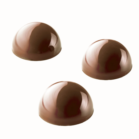 Semisfera 01 P Silikomart - forma do pralin z Tritanu - półkula - Cukieteria.pl