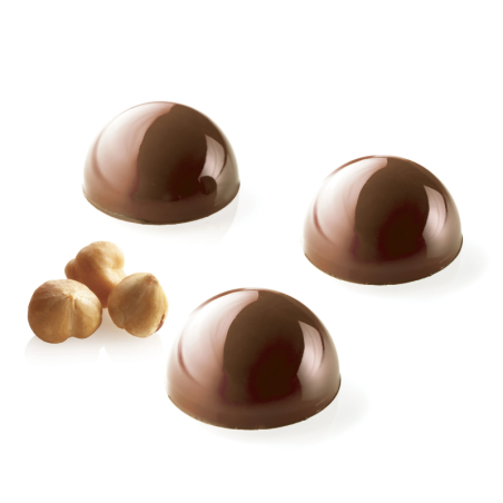 Semisfera 01 P Silikomart - forma do pralin z Tritanu - półkula - Cukieteria.pl