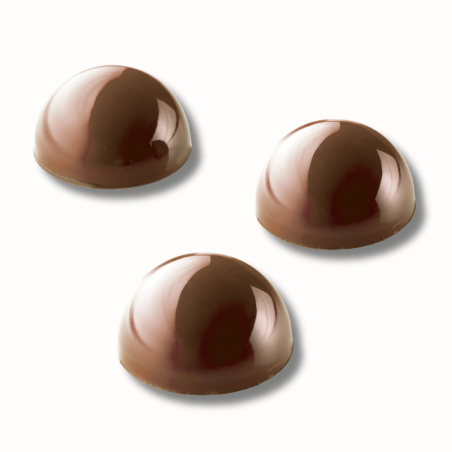 Semisfera 01 P Silikomart - forma do pralin z Tritanu - półkula - Cukieteria.pl