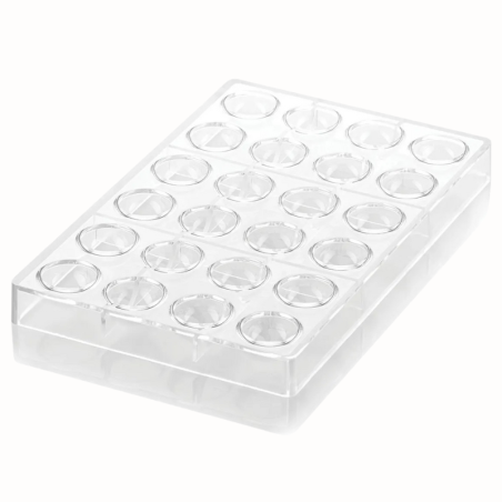 Semisfera 01 P Silikomart - forma do pralin z Tritanu - półkula - Cukieteria.pl