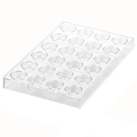 Semisfera 01 P Silikomart - forma do pralin z Tritanu - półkula - Cukieteria.pl