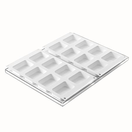 BISC04M Mini Double Silikomart - zestaw form do kanapek lodowych - Cukieteria.pl