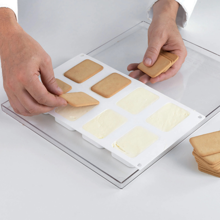 BISC04M Mini Double Silikomart - zestaw form do kanapek lodowych - Cukieteria.pl