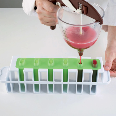 L'italiano Silikomart - zestaw do nadziewanych lodów na patyku - Cukieteria.pl