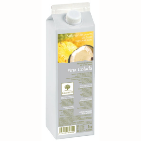 1kg PINACOLADA przecier owocowy z kokosem 86% z dodatkiem cukru 13% RAVIFRUIT