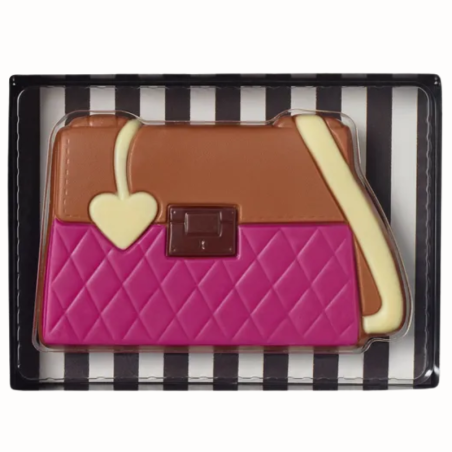 op. 70 g Damska torebka z mlecznej czekolady - 10745 CCW - Cukieteira.pl