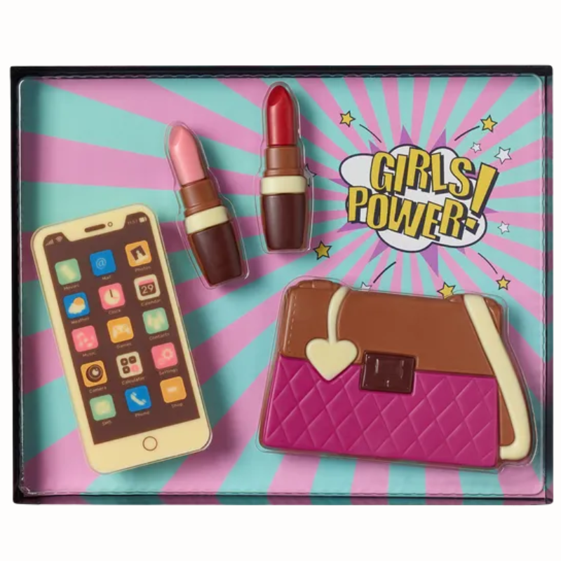 op. 135 g Girls Power - zestaw prezentowy z mlecznej czekolady - Cukieteria.pl op. 135 g Girls Power - zestaw prezentowy z mlecznej czekolady - Cukieteria.pl