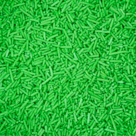 op. 250 g Pałeczki zielone - cukrowa posypka dekoracyjna - Cukieteria.pl