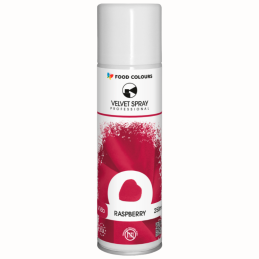 op. 250 ml Malinowy zamsz spożywczy w sprayu - Cukieteria.pl