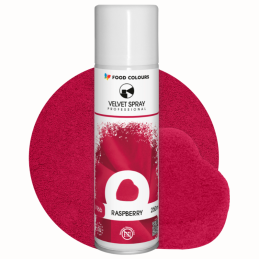 op. 250 ml Malinowy zamsz spożywczy w sprayu - Cukieteria.pl