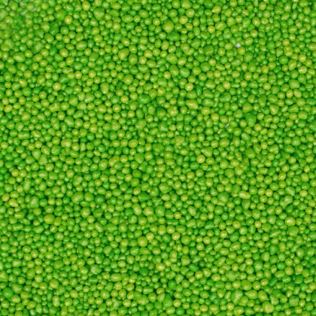 op. 50 g Maczek perłowy zielony jasny - Sweet Decor - śr. 1-2 mm - Cukieteria.pl