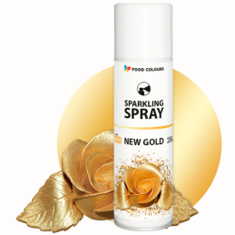 op. 250 ml Sparkling Spray Gold - S20b-N Food Colours - Cukieteria.pl