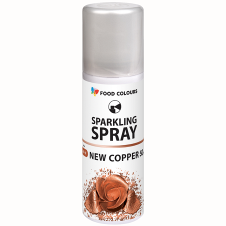 op. 50 ml Sparkling Spray Copper - S41-N Food Colours - Cukieteria.pl
