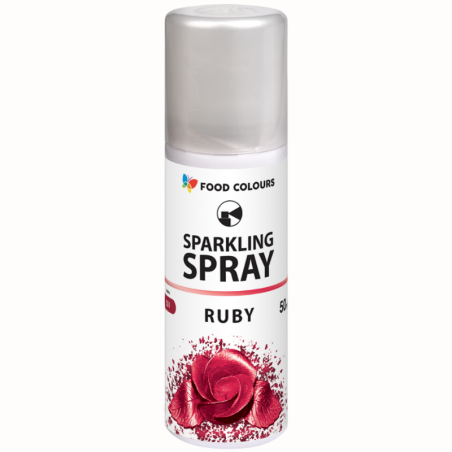 op. 50 ml Sparkling Spray Ruby - S31 Food Colours - Cukieteria.pl