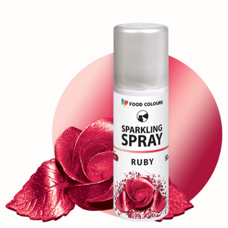 op. 50 ml Sparkling Spray Ruby - S31 Food Colours - Cukieteria.pl