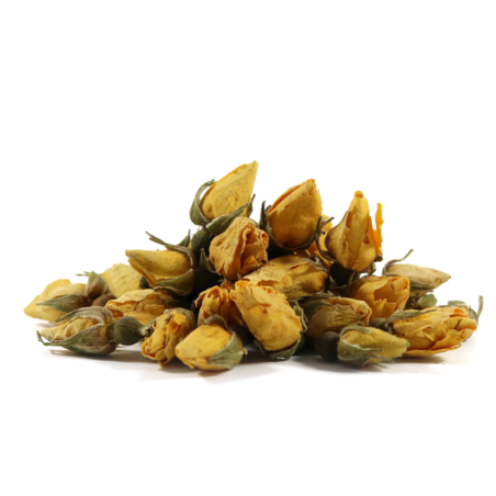 op. 100 g Pączki żółtej róży - suszone kwiaty jadalne - Botanica - Cukieteria.pl