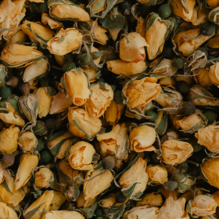 op. 100 g Pączki żółtej róży - suszone kwiaty jadalne - Botanica - Cukieteria.pl