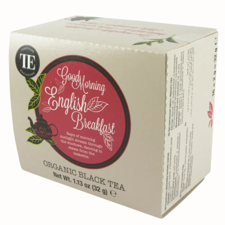 op. 16 szt. Good Morning - organiczna czarna herbata English Breakfast - Teahouse Exclusives - torebki 2.0 g