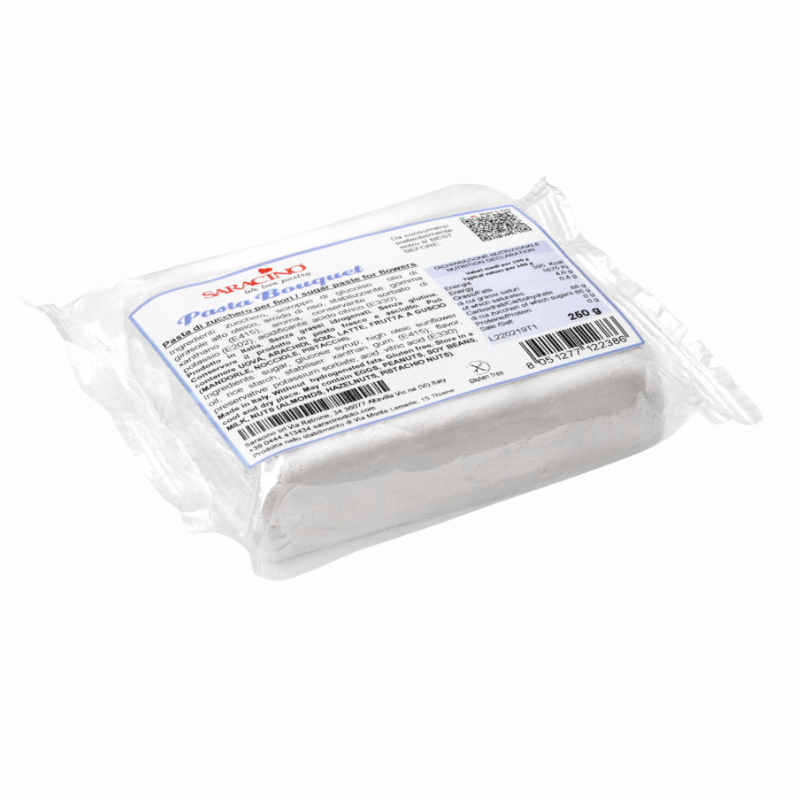 op. 250 g Pasta Bouquet Saracino - biała masa cukrowa do modelowania kwiatów - Cukieteria.pl op. 250 g Pasta Bouquet Saracino - biała masa cukrowa do modelowania kwiatów - Cukieteria.pl