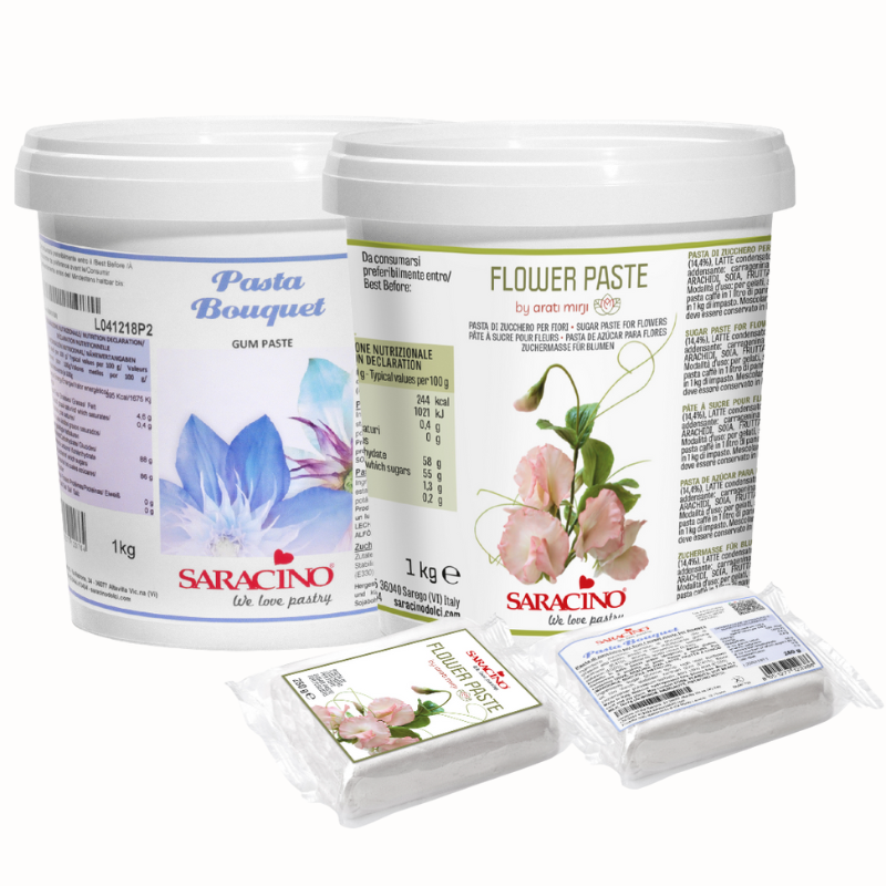 op. 250 g Pasta Bouquet Saracino - biała masa cukrowa do modelowania kwiatów - Cukieteria.pl op. 250 g Pasta Bouquet Saracino - biała masa cukrowa do modelowania kwiatów - Cukieteria.pl