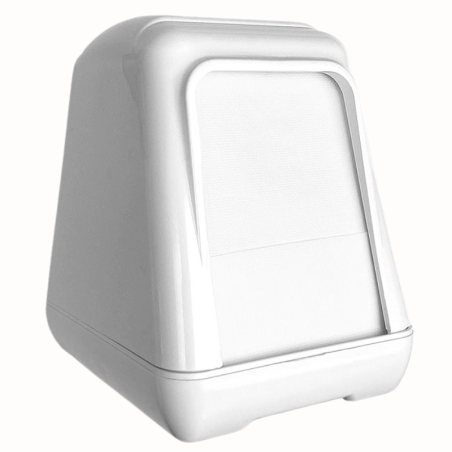 Serwetnik plastikowy biały 17x17 Carpino