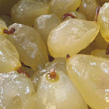 op. 5.6 kg Gruszki kandyzowane w syropie - całe owoce - Pere Candite Sotto Sciroppo - Pianetta di Barbieri