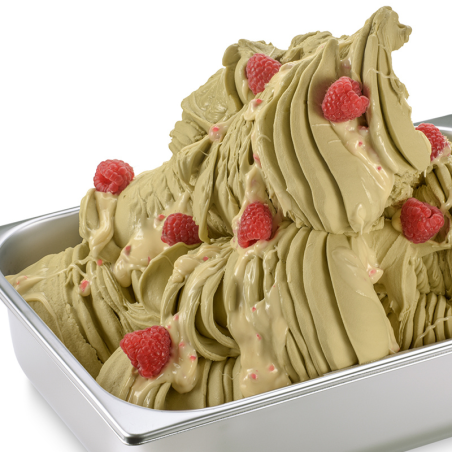 op. 3 kg Variegato Love is - 1230148 Babbi - krem z białej czekolady z esencją różaną i malinami