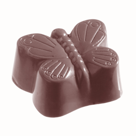 CW1006 Motyl - Chocolate World - forma z poliwęglanu do pralin