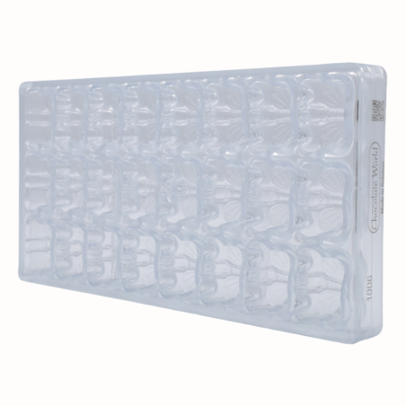 CW1006 Motyl - Chocolate World - forma z poliwęglanu do pralin