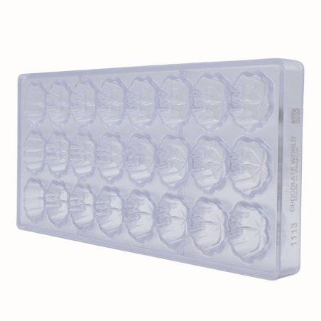 CW1113 Koniczyna - Chocolate World - forma z poliwęglanu do pralin