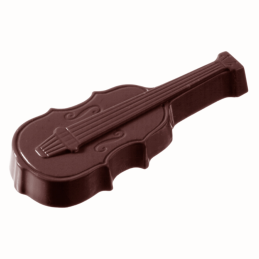 CW1451 Skrzypce - Chocolate World - forma z poliwęglanu do pralin