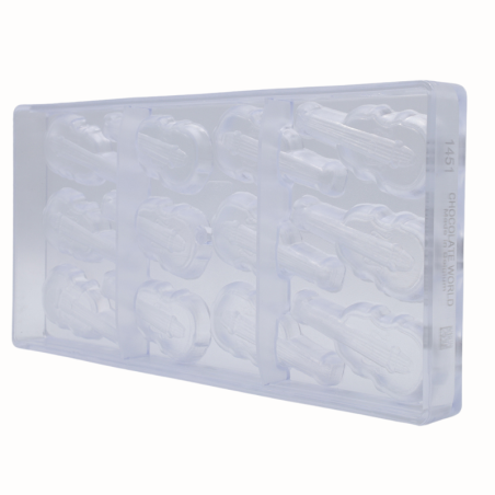 CW1451 Skrzypce - Chocolate World - forma z poliwęglanu do pralin