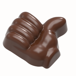 CW1631 Kciuk - Chocolate World - forma z poliwęglanu do pralin