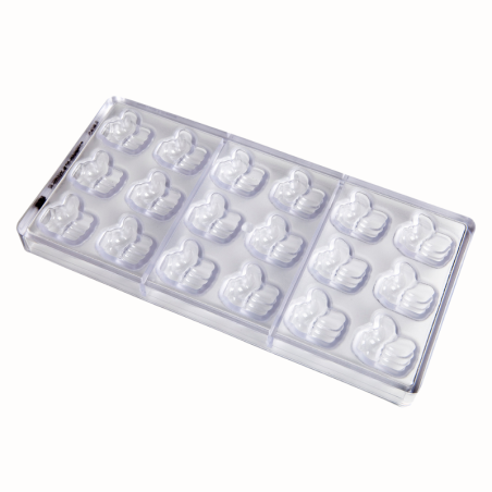 CW1631 Kciuk - Chocolate World - forma z poliwęglanu do pralin