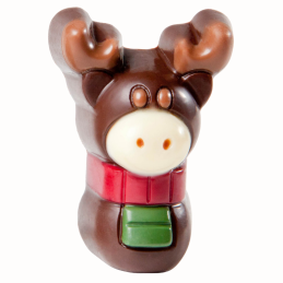 CW1736 Renifer - Chocolate World - forma z poliwęglanu do pralin