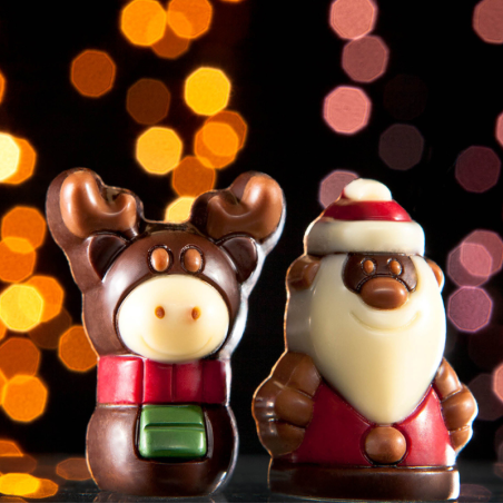 CW1737 Mikołaj - Chocolate World - forma z poliwęglanu do pralin