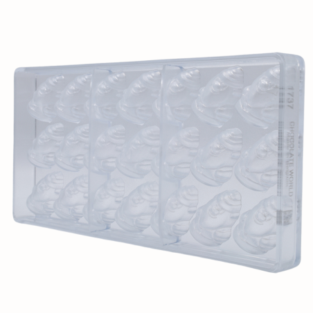 CW1737 Mikołaj - Chocolate World - forma z poliwęglanu do pralin