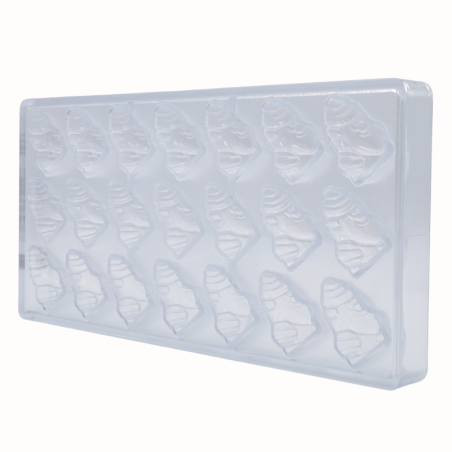 CW1737 Mikołaj - Chocolate World - forma z poliwęglanu do pralin