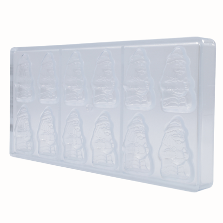 CW1636 Św. Mikołaj - Chocolate World - forma z poliwęglanu do pralin