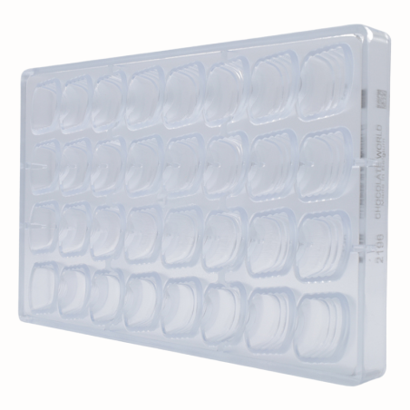 CW2196 Boog - Chocolate World - forma z poliwęglanu do pralin