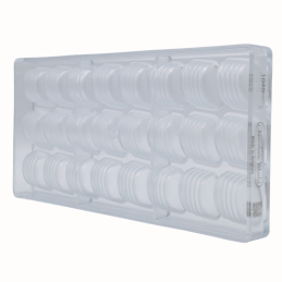 CW1045 Boog - Chocolate World - forma z poliwęglanu do pralin