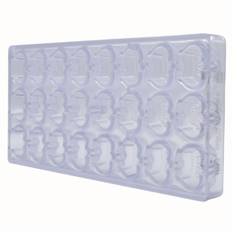 CW1028 Korona - Chocolate World - forma z poliwęglanu do pralin