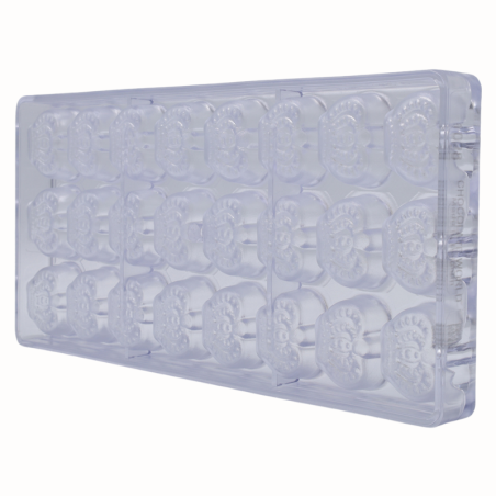 CW1028 Korona - Chocolate World - forma z poliwęglanu do pralin