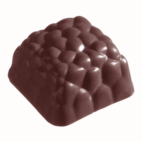 CW1141 Fantazyjny kwadrat - Chocolate World - forma z poliwęglanu do pralin